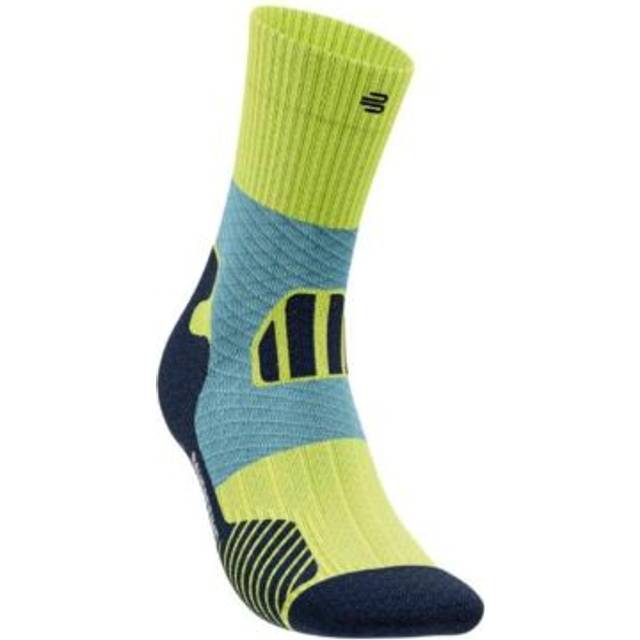 Bauerfeind TrailRunMidCutRunningSocksMen-Green, Size 11-13.5 - green