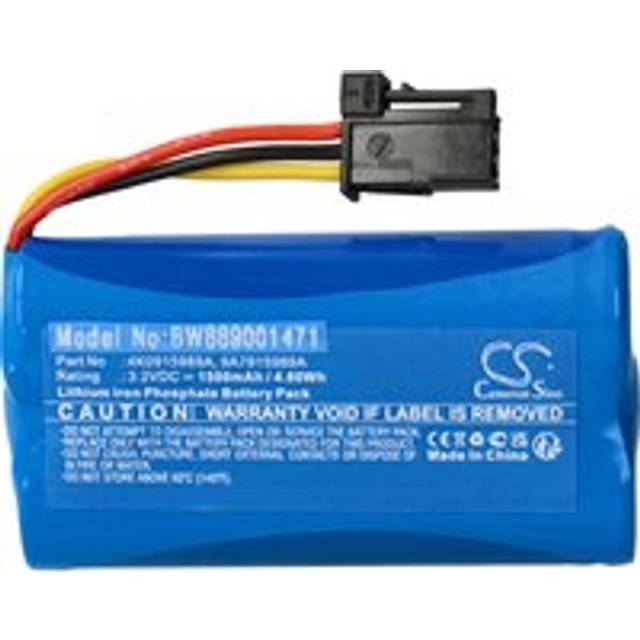 Vhbw - 1x Battery compatible with Audi A7 2019, A6 2019, A4 2016, Q5 2017, A8 2018 Emergency Call Transmitter (1500mAh, 3.2 v, LiFePO4)