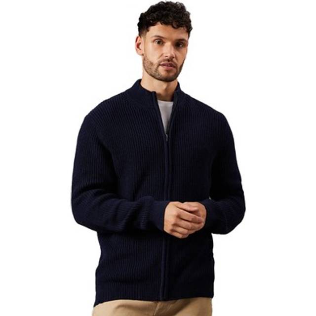 Burton mens ribbed full zip jacket bw1758