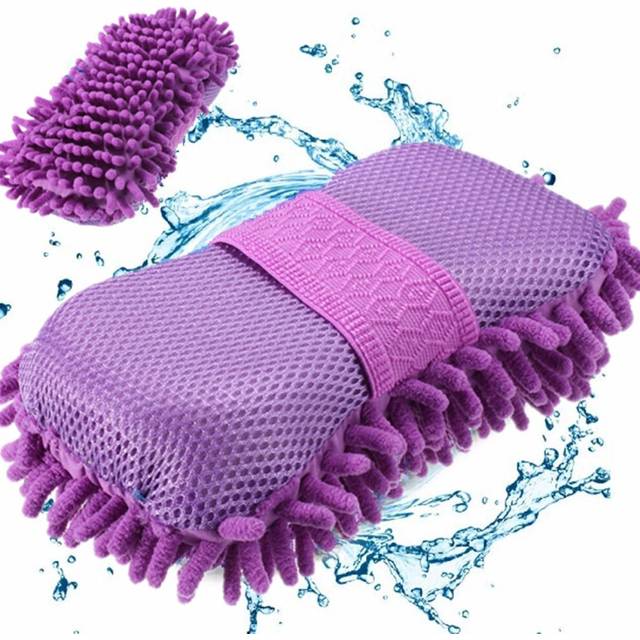 Car Hot Microfiber Chenille Anthozoan Cleaning Sponge Soft Towel Cloth Wash Gloves