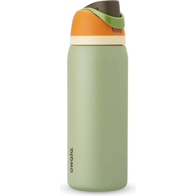 Owala FreeSip Insulated Stainless Steel Water Bottle with Straw for Sports  Travel  and School BPA-Free Sports Water Bottle  32 oz  Camo Cool