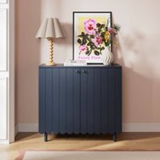 Scallop Small Sideboard - Luxe Navy