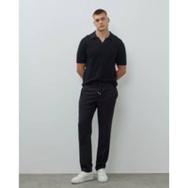 Mens River Island Black Slim Fit Joggers - 38L
