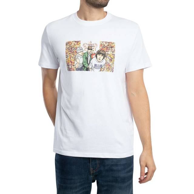 Weekend Offender Men's Number 5 Graphic T-shirt, White