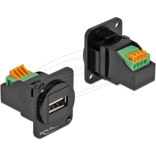 DeLock D-Type Module USB 2.0 Type-A Female To Terminal Block