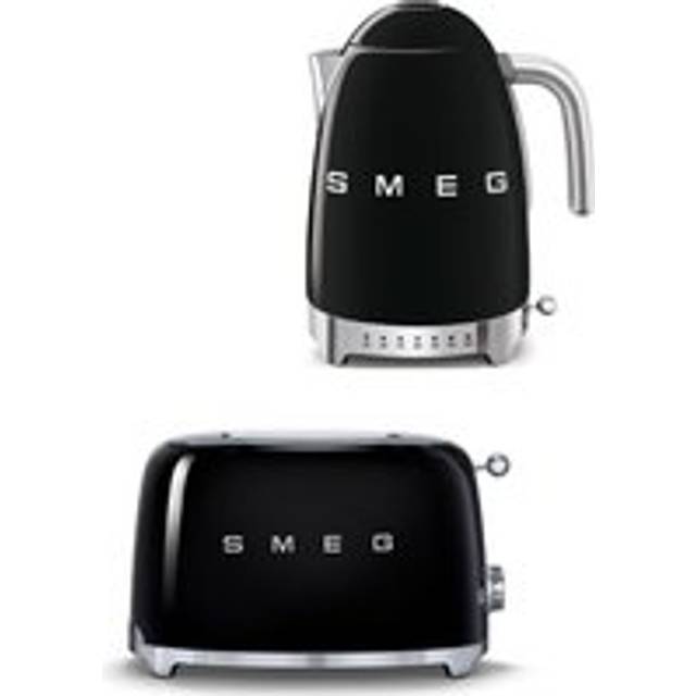 TSF01 & KLF04 Bundle Set 2-Slice Toaster & 1.7L Variable Temperature Controlled Kettle - Black - One Size