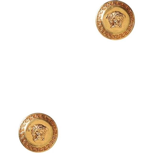Womens Medusa Head Stud Earrings Wo - Gold Jewelry - Metallics - U