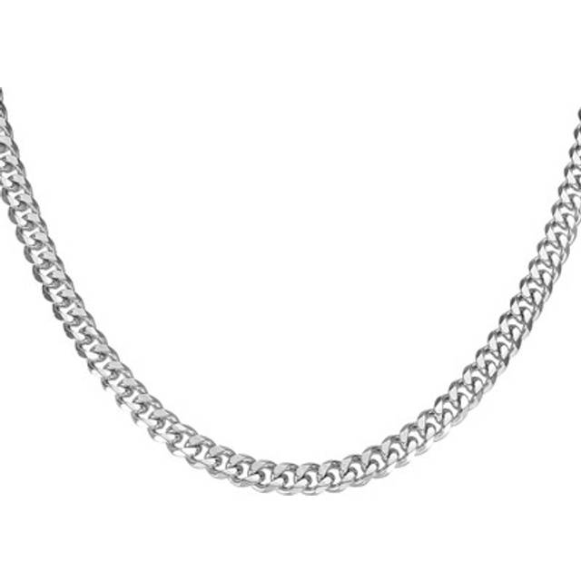 Mens chains necklaces 9mm 28" long stainless steel chain necklace, silver