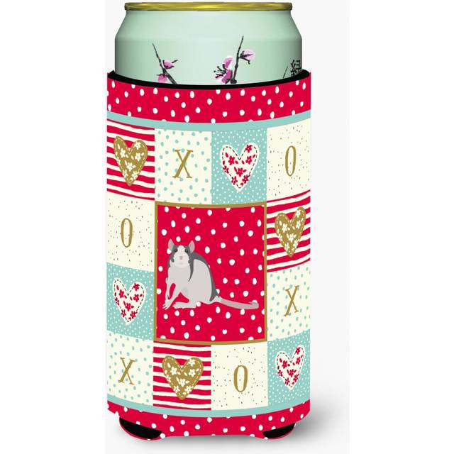 Caroline's Treasures CK5461TBC Husky Rat Love Tall Boy Insulator Hugger cold-beverage-koozies  Multicolor