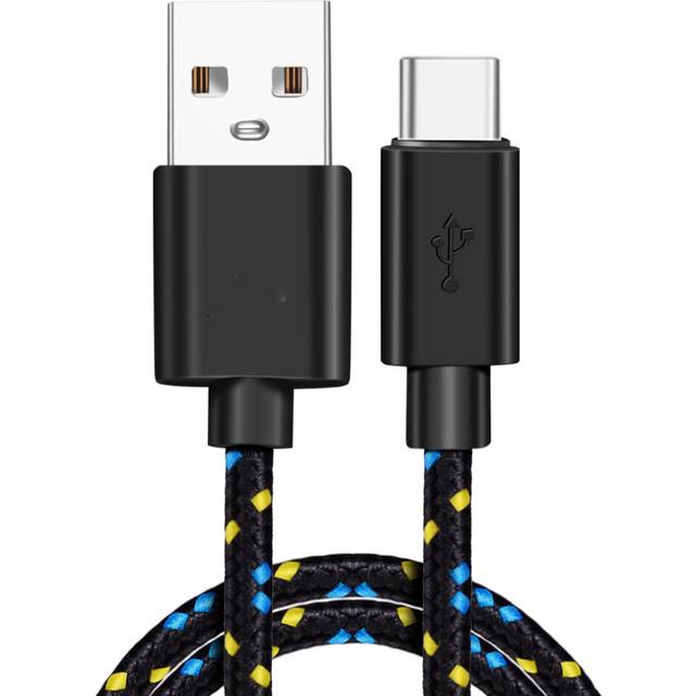 (Black, 3m) USB Type C Cable Fast Charging USb C Cables Type-c Data Cord Charger USB C ForS9 Note 9 Huawei P20 Pro Xiaomi 1m/2m/3m