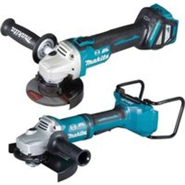"Makita DGA900Z 18v / 36v Cordless Brushless 9"" + 115mm DGA463 Angle Grinder Kit"