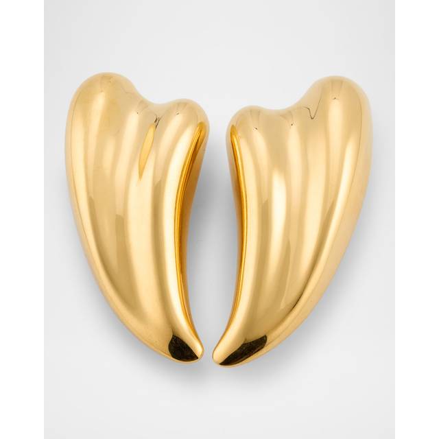 Tom Ford Liza clip-on earrings - gold (One Size)