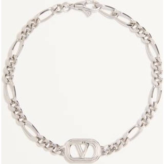Valentino Garavani Valentino Garavani Ovalette Metal Bracelet Man TRANSPARENT S