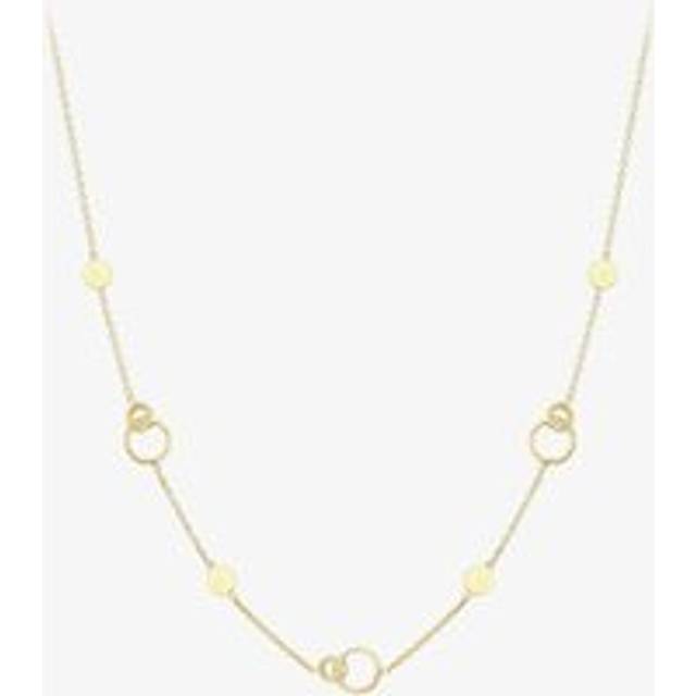 9ct Gold 17 Inch Interlocking Circle Disc Chain 111125127730