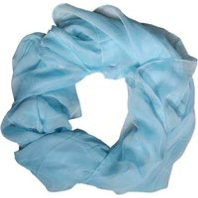 Light Blue Silk Rectangle Wrap Shawl Scarf
