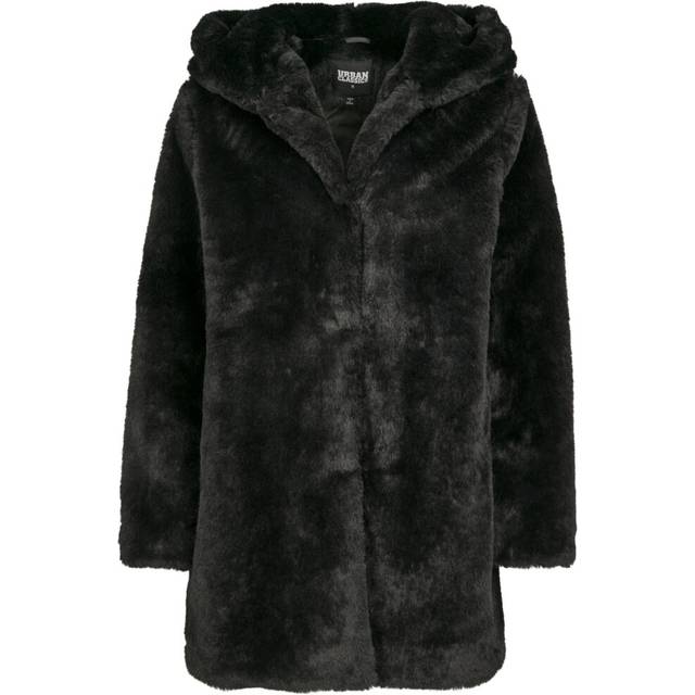 Urban Classics Womens/Ladies Teddy Fleece Hooded Coat