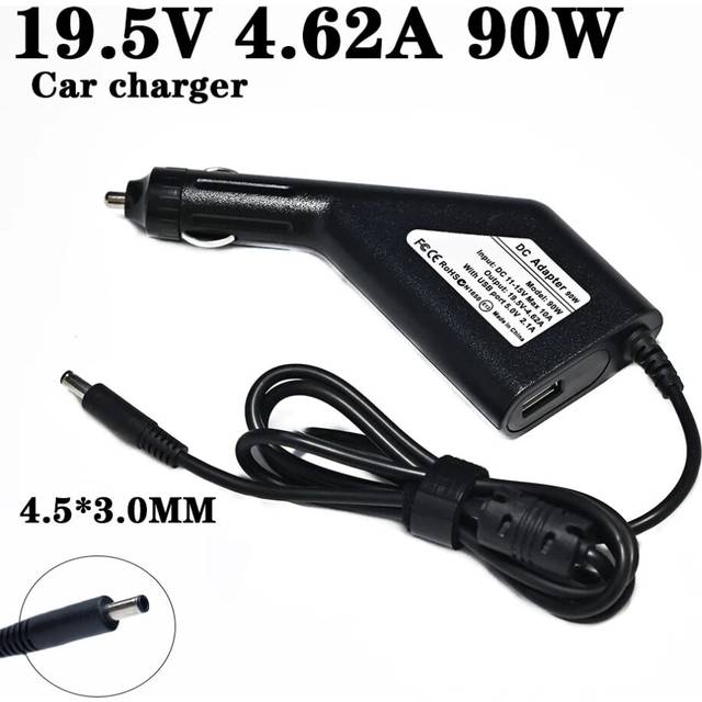 Car Charger 19.5V 4.62A 90W 4.5*3.0mm AC Laptop For Dell XPS 11 12 13