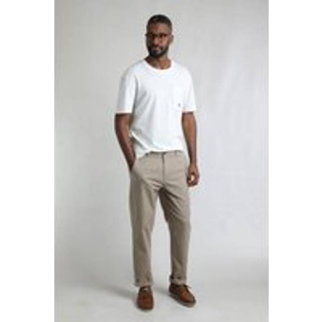 Charleigh Textured Chino Trousers - Stone - 38