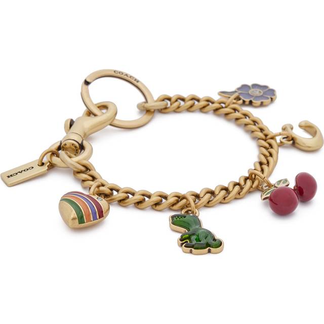 Coach Motifs Gold Plated Bag Charm