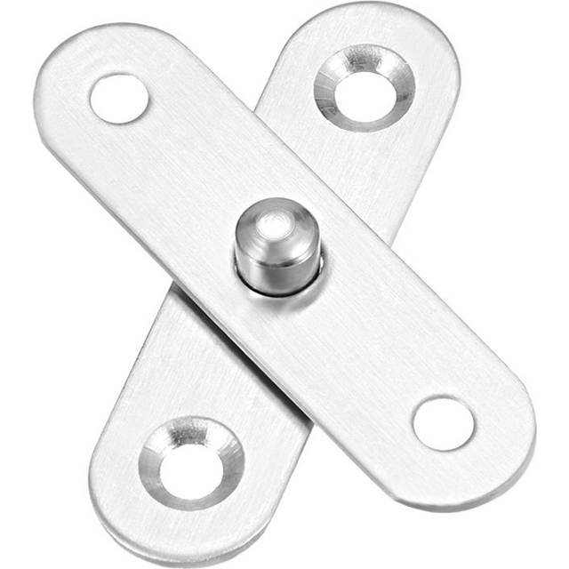 4 Sets Stainless Steel 360 Degree Rotating Door Pivot Hinge 57mm X 16mm