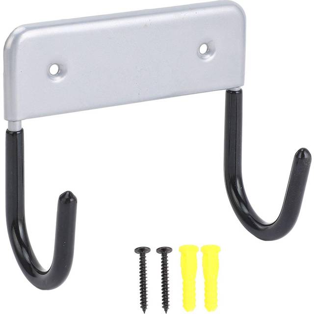 Ironing Board Hook Stable Multifunctional Space Saving Ironing Board Wall Mounted Holder Silver silver grey