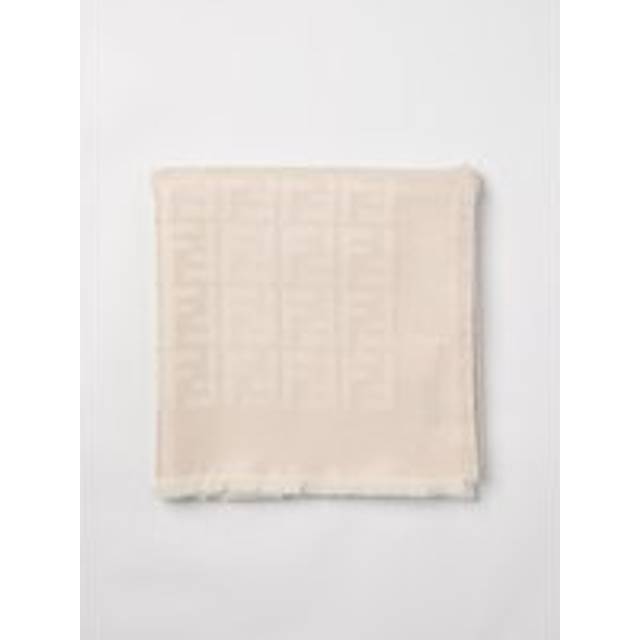 Womens Geometric Pattern Wool Scarf Wo - Pink Scarf Rings - U