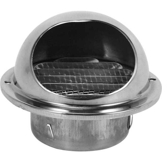 Stainless Steel Ventilation Wall Air Vent Exhaust Extractor Ducting 80mm