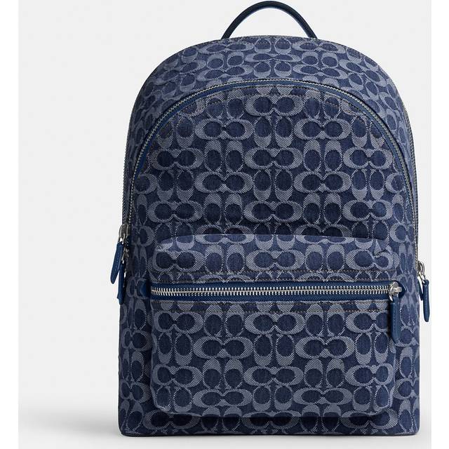 Charter Backpack In Signature Denim
