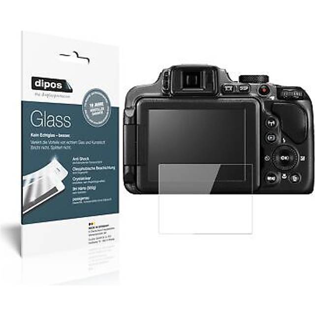 2x screen protector for nikon coolpix b600 flexible glass 9h dipos