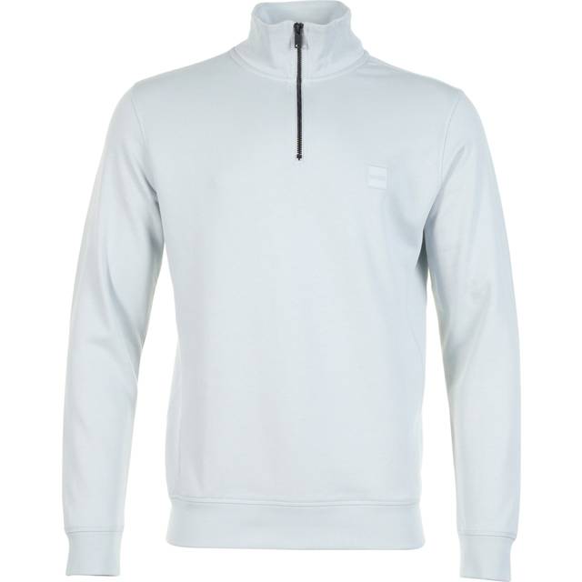 Zetrust Quarter Zip Sweatshirt Pastel Grey, Large