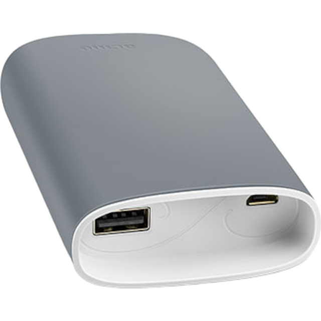 Acme pb03 powerbank external battery 6000mah portable charger gray usb + micro