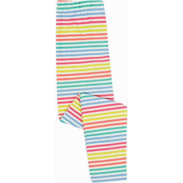 Frugi Kids' Libby Organic Cotton Rich Stripe Leggings, Multi