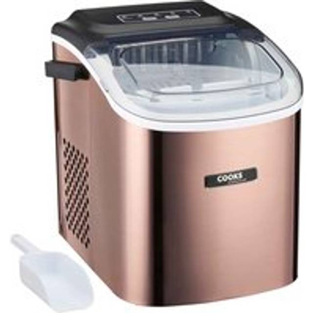 Cooks professional 1.3l ice cube maker machine counter top copper
