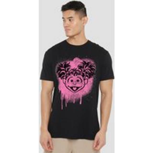 Sesame Street Abby Cadabby Graffiti Spray Face T Shirt, Black