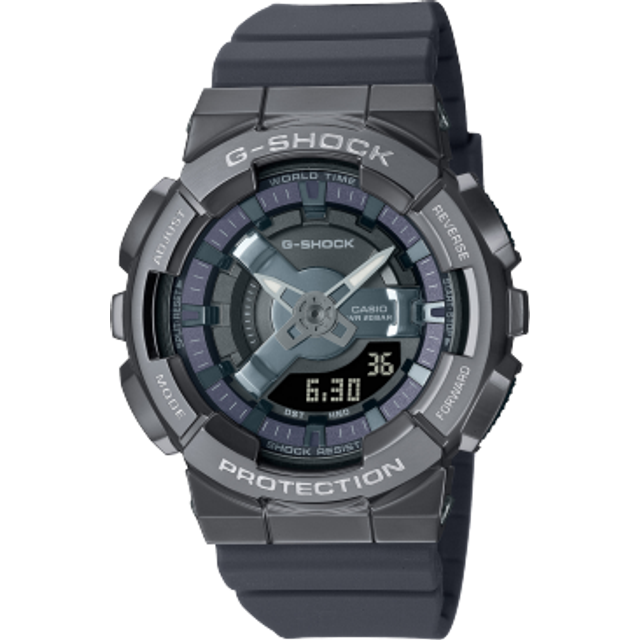 Casio G-Shock Analog Digital Quartz GM-S110B-8A GMS110B-8 200M Women's Watch