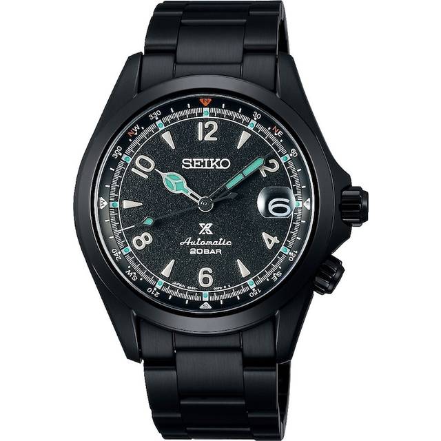 Seiko Prospex Black Series Night Alpinist Limited Edition Black Dial PVD Men's Watch SPB337J1