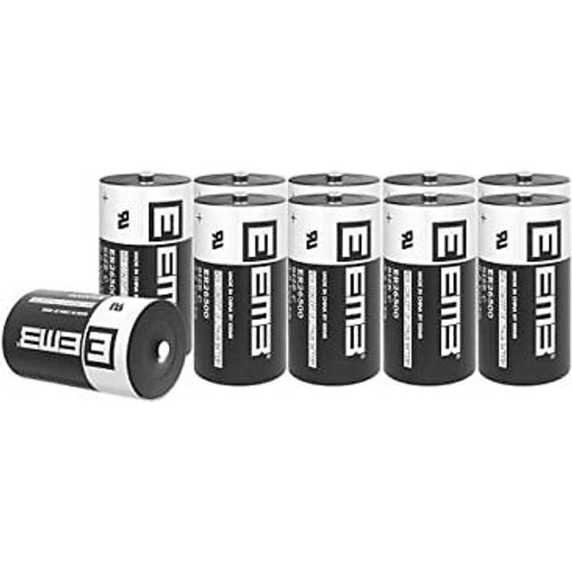 Er26500 c size 3.6v 9000mah lithium battery high capacity li-socl