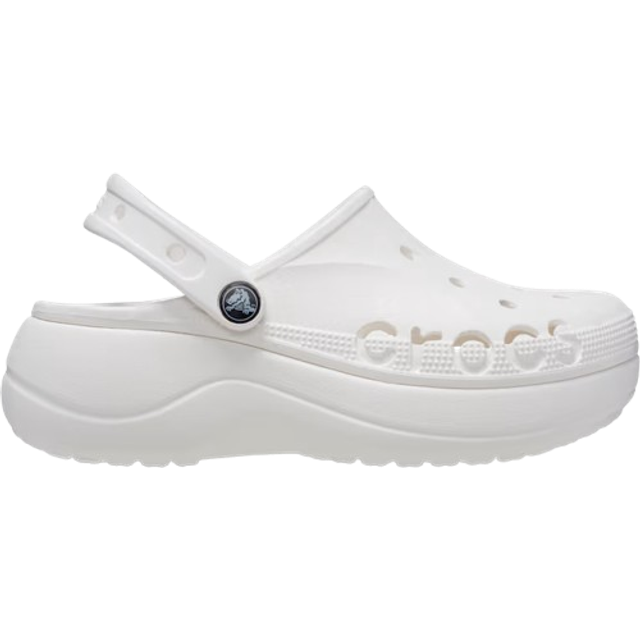Crocs | Women | Baya Platform | Clogs | White | 4
