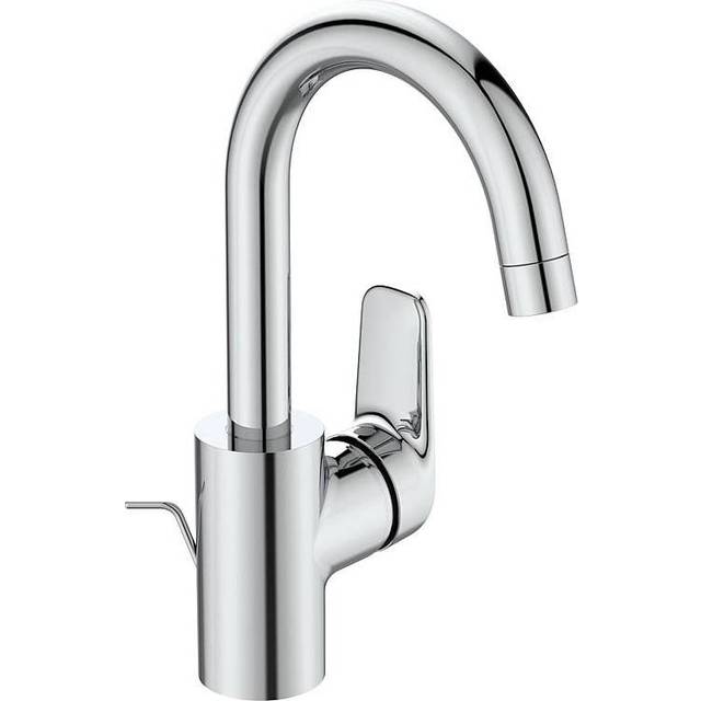 Ideal Standard B1716AA Ceraflex Ceramaflex Tap High Metal Pull Button Drain Fitting G1 Â¼, Attachment from Below, Pipe Spout with Aerator | Projection