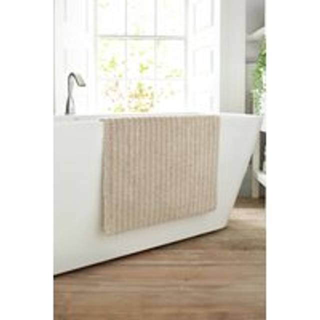 Deyongs Palazzo Bath Mat 60X90Cm – 2000Gsm Luxury Cotton Bathroom Rug, Super Absorbent & Quick Dry In Stone