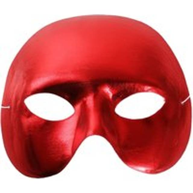 Red Half Face Phantom Mask - Pack of 24