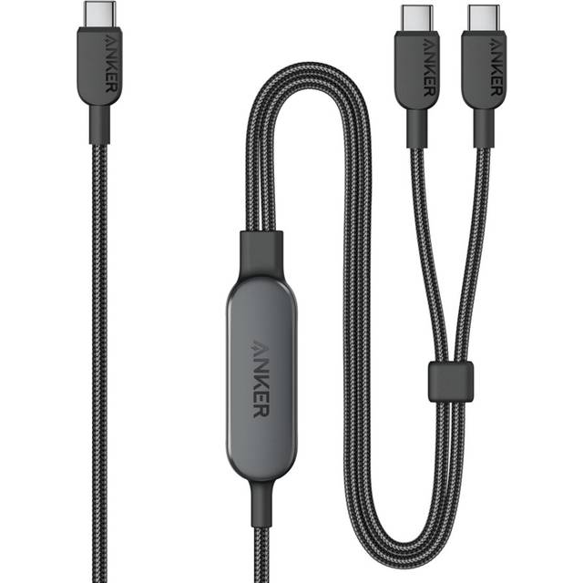 USB C Cable, 4 ft 2-in-1 USB C to USB C Cable 140W Max, Fast Charging for iPhone 15/15 Pro/15 Pro Max/15 Plus, Samsung S24/S23, MacBook Air/Pro,