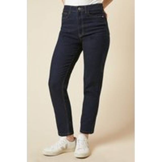 Womens Comfort Stretch Slim Mom Jean - Indigo - 8