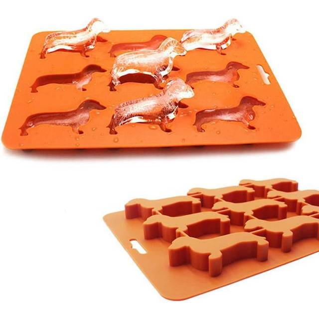 SHEIN 3D Dachshund Chocolate Cake Mold - Perfect For Beer Ice Cubes, Party DIY Fudge, Baking And Cooking Decoration Back To School