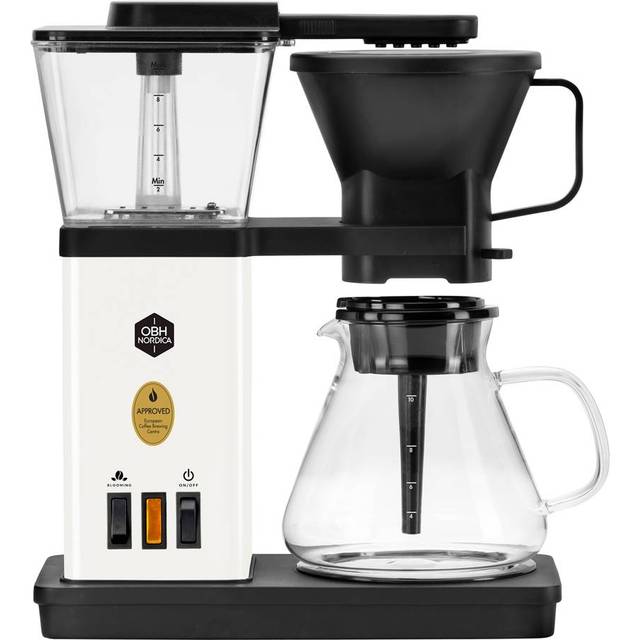Blooming Coffee Maker 1,25 liter, vit - Vit