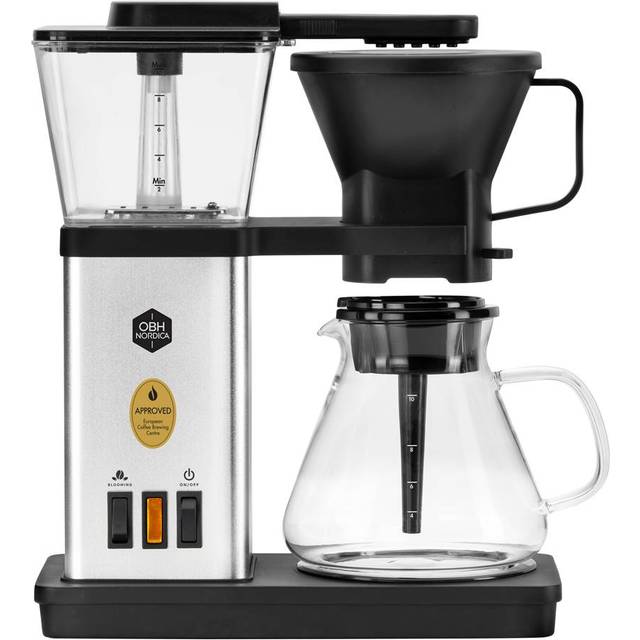 OBH Nordica Blooming Silver coffe maker