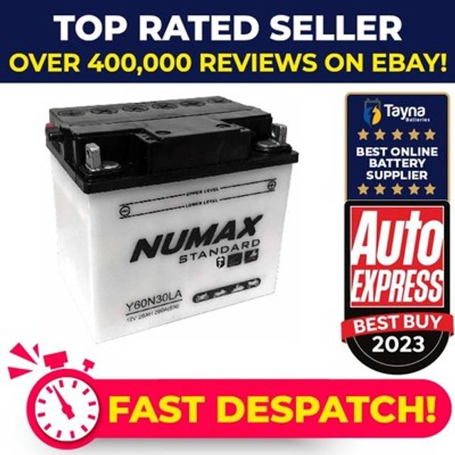Y60-n30l-a numax motorbike battery