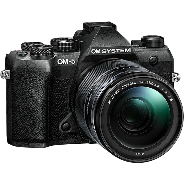 OM-5 II kamerahus - Svart + 14-150mm f/4-5,6 II