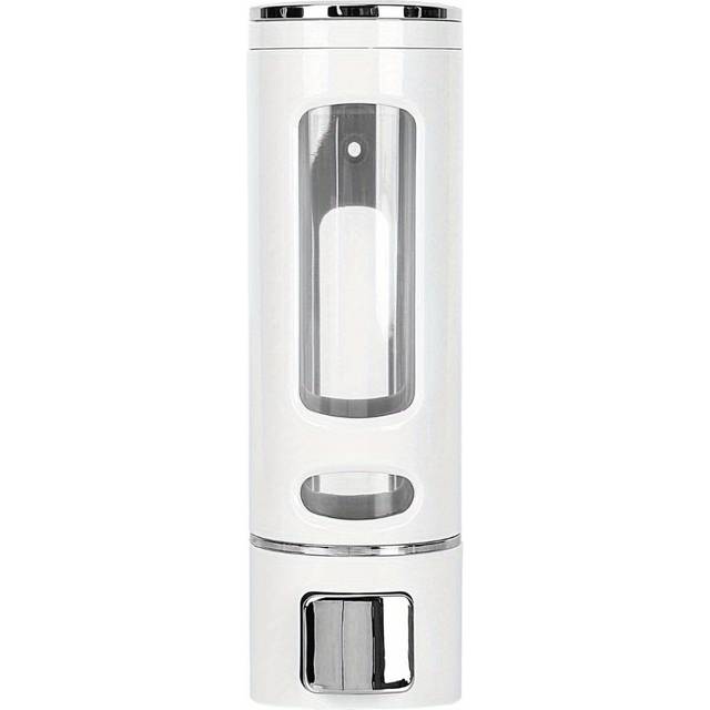 TEMU 400ml Wall-mounted Soap Dispenser Bathroom Shampoo Gel Pump Soap Dispenser Hand Sanitizer Dispenser Wall-mounted Manual Bathroom Shower Gel Shampoo Dispenser