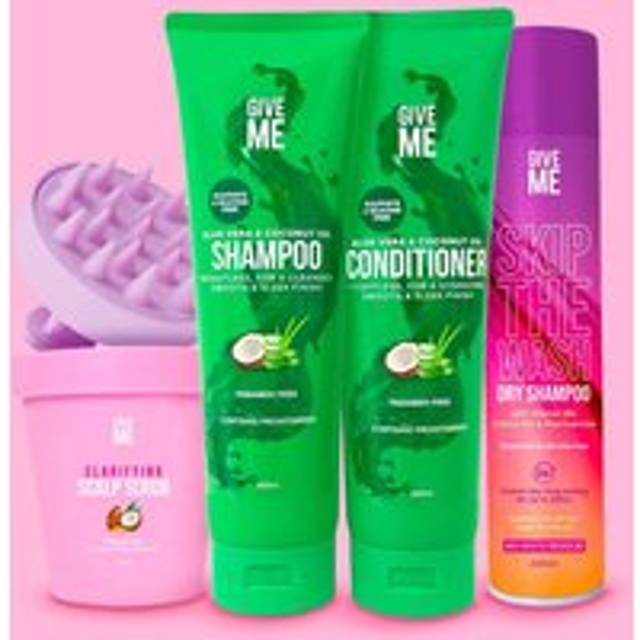 Greasy Hair Bundle - Shampoo & Conditioner Gift Set - Pink - One Size